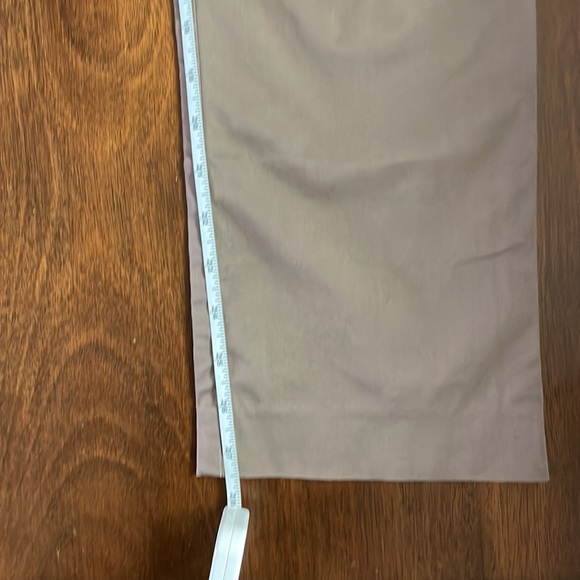 Theory Luke Stretch Cotton Cropped Dark Brown Pants - Picture 13 of 15